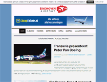 Tablet Screenshot of airport-eindhoven.com